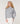 High-neck wool and cashmere sweater - Gray