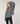 Pull oversize en grosse maille chiné - Gris Chiné