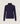 Pull col roulé bicolore - Bleu Denim