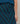 Long asymmetrical skirt in printed canvas - Blue