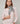 Round-neck merino wool sweater - Pearl Pink