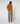 Merino wool crew-neck sweater with 3/4 sleeves - Moutarde