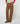 Wide-leg velvet trousers - Taupe