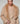 Wool coat with faux fur collar - Beige