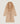 Wool coat with faux fur collar - Beige