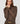 Mock-neck T-shirt - Marron