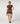Cotton twin-set - Marron