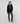 Stretch leather leggings - Black