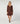 Short knit skirt - Marron
