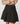 Short knit skirt - Noir