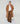 Long faux fur coat - Camel Brown