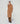 Long faux fur coat - Camel Brown