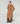 Long faux fur coat - Camel Brown