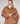Long faux fur coat - Camel Brown
