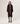 Long faux fur coat - Dark Brown