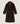 Long faux fur coat - Dark Brown